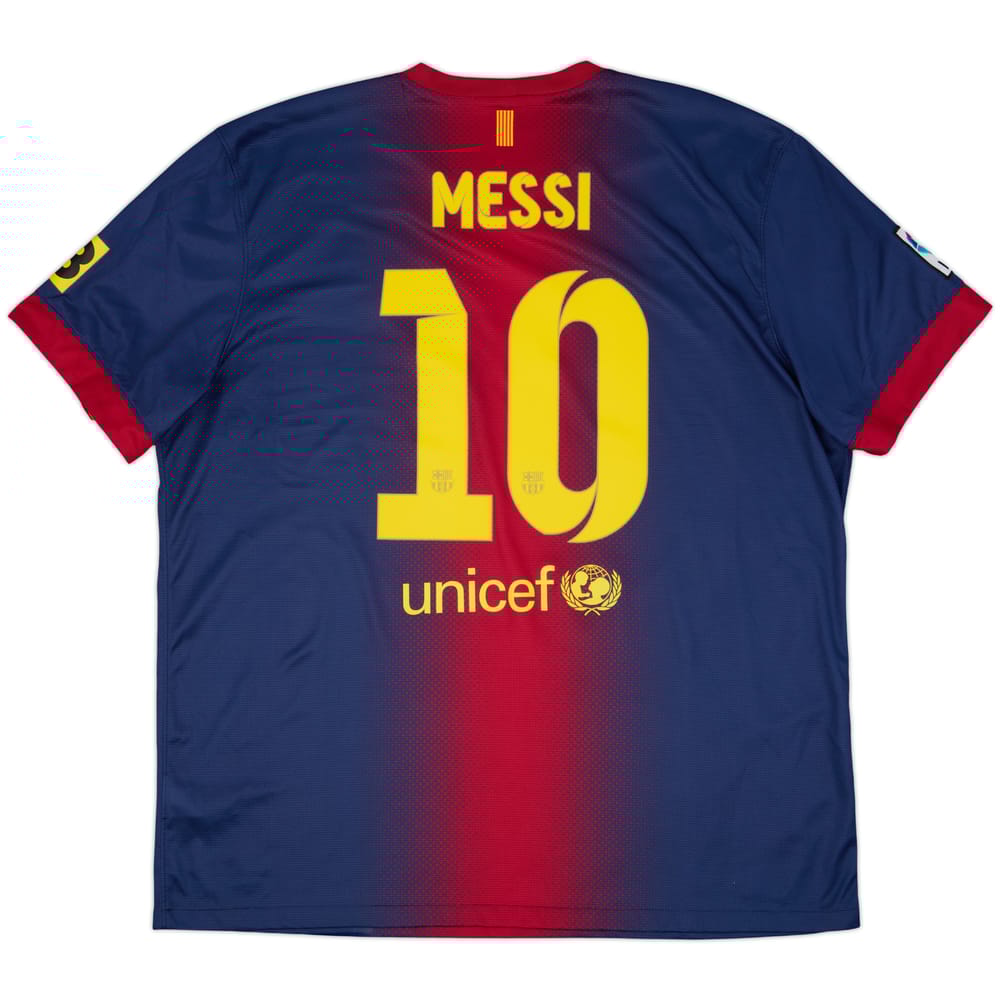 2012-13 Barcelona Home Shirt Messi #10 - 8/10 - (XXL)