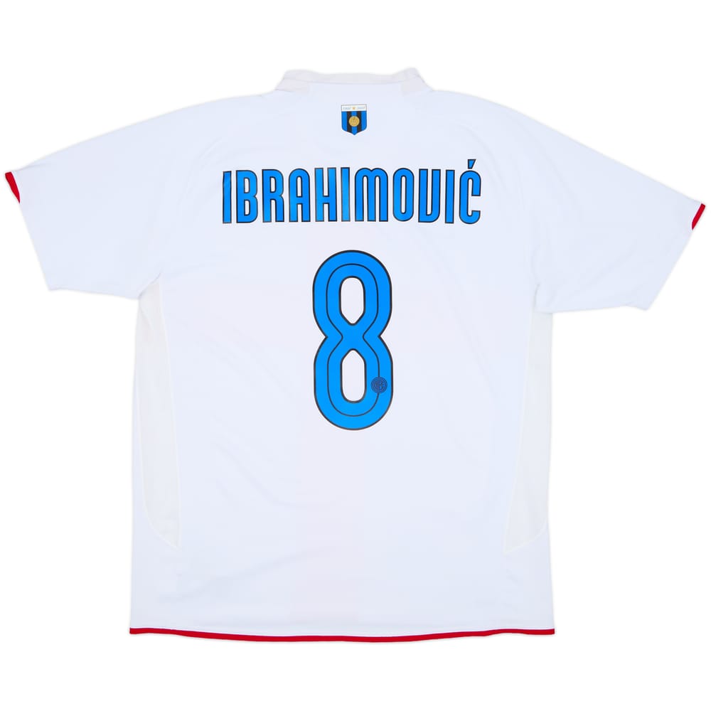 2007-08 Inter Milan Centenary Away Shirt Ibrahimovic #8 - 8/10 - (XL)