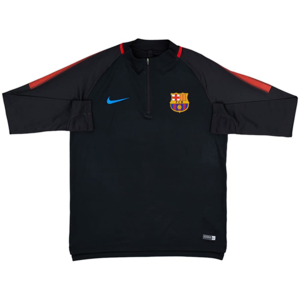 2017-18 Barcelona Nike 1/4 Zip Drill Top - 9/10 - (M)