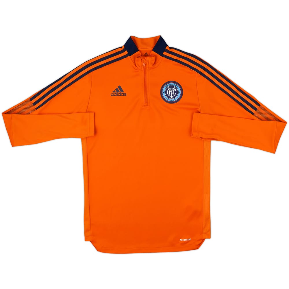 2020-21 New York City FC adidas 1/4 Zip Drill Top - 7/10 - (S)