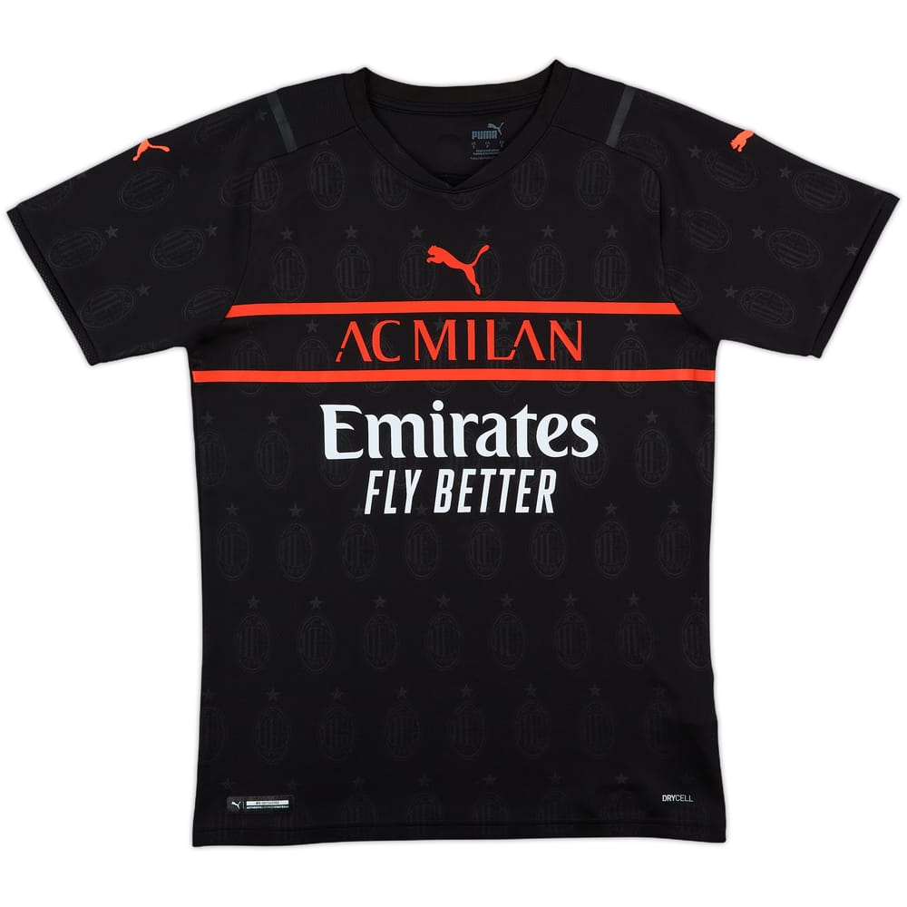 2021-22 AC Milan Third Shirt - 9/10 - (S)