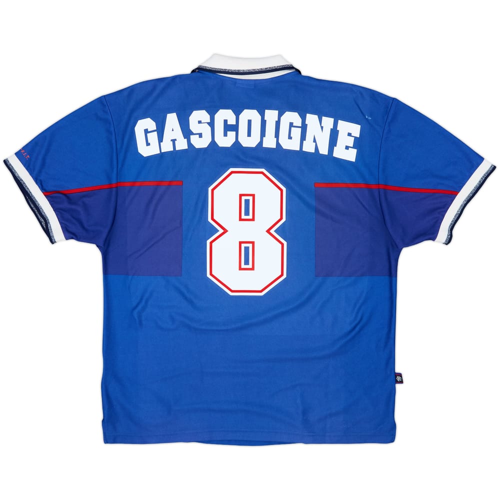 1997-99 Rangers Home Shirt Gascoigne #8 - 5/10 - (L)