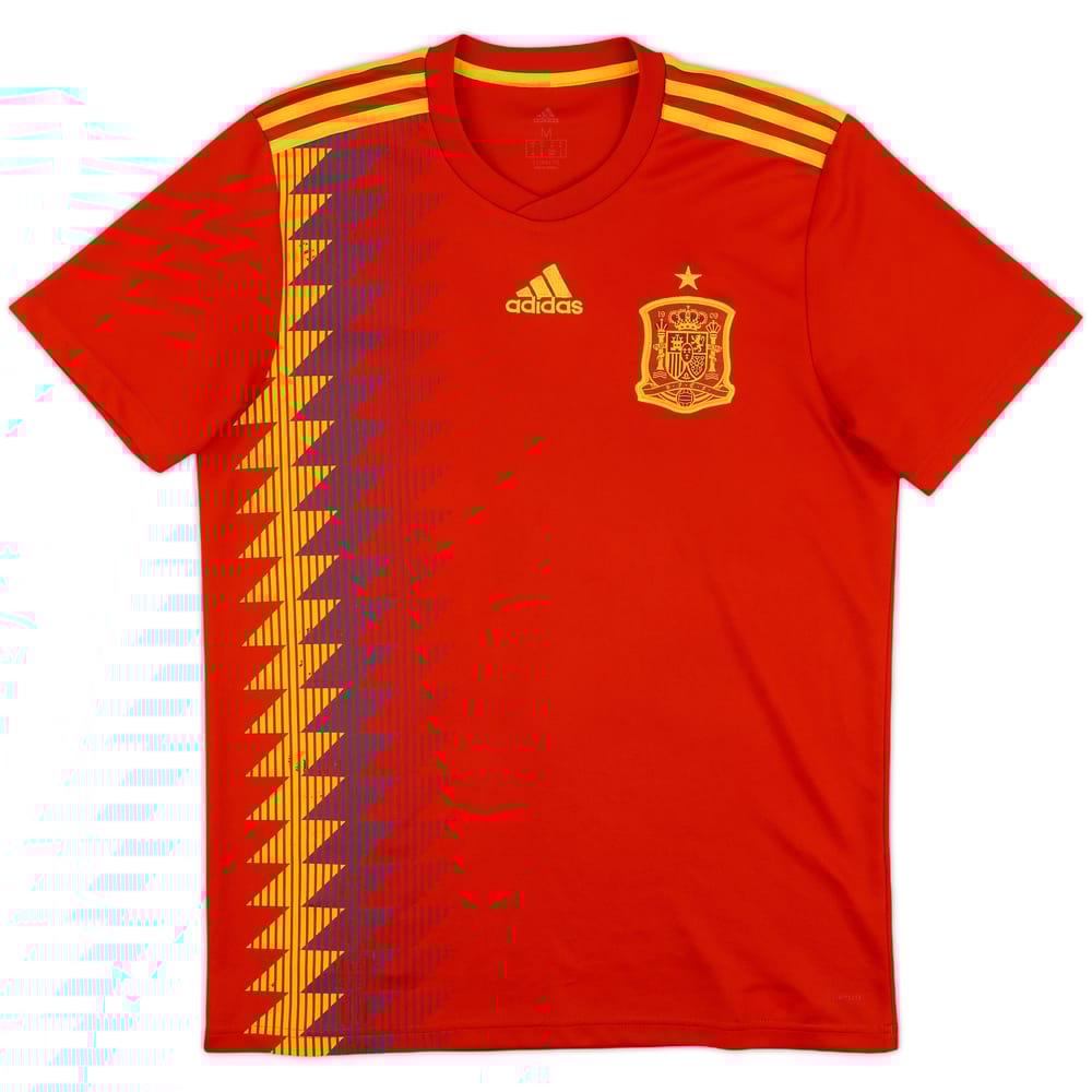 2018-19 Spain Home Shirt - 8/10 - (M)
