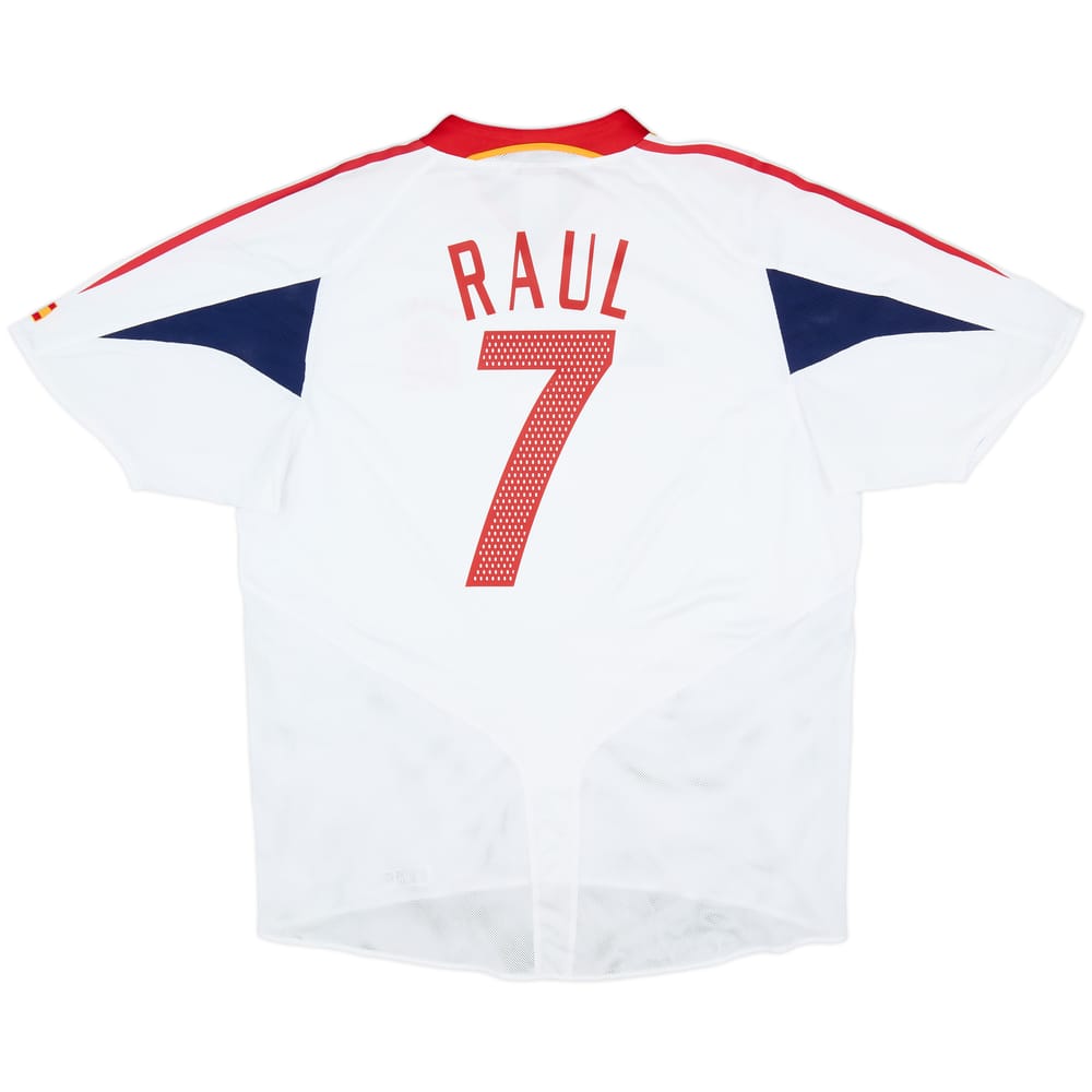 2004-06 Spain Away Shirt Raul #7 - 8/10 - (XL)