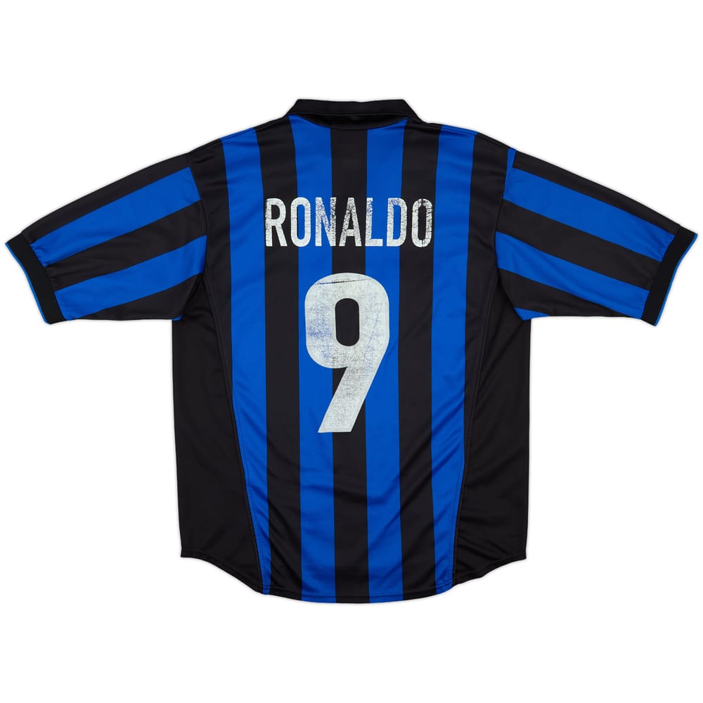 1998-99 Inter Milan Home Shirt Ronaldo #9 - 5/10 - (M)