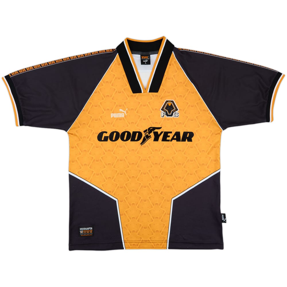 1996-98 Wolves Home Shirt - 8/10 - (L)