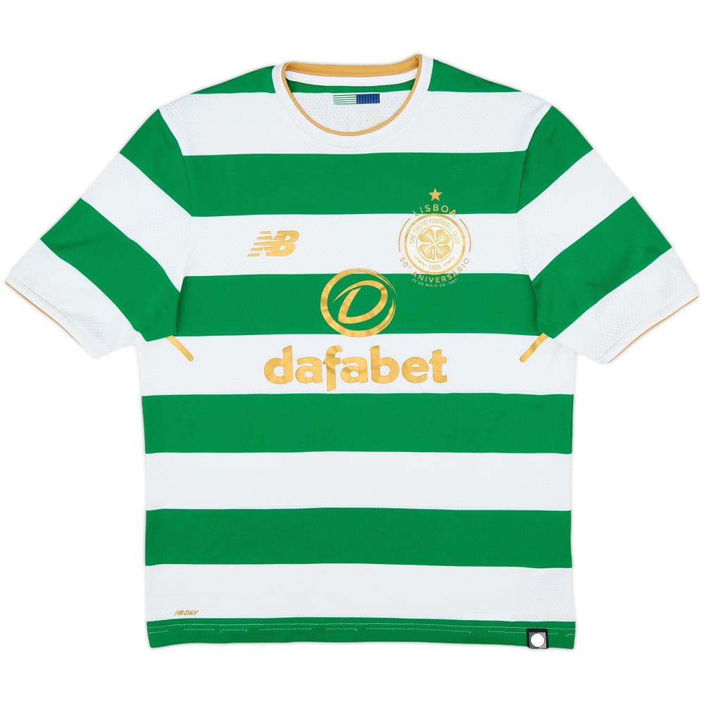 2017-18 Celtic 'Lisbon Lions 50th Anniversary' Home Shirt - 6/10 - (M)
