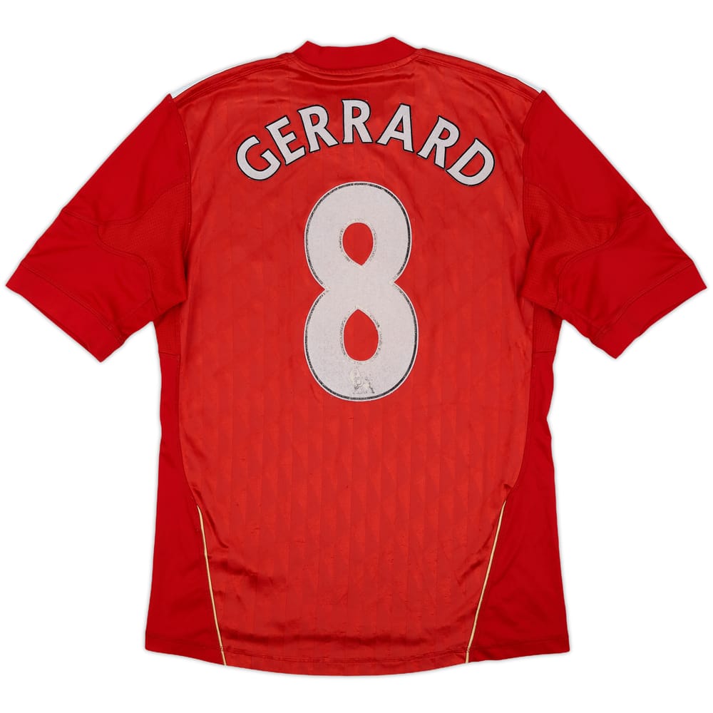 2010-12 Liverpool Home Shirt Gerrard #8 - 4/10 - (S)