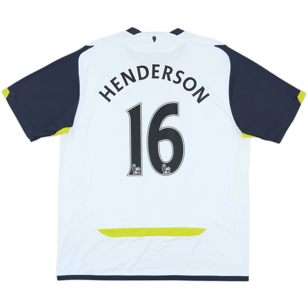 2009-10 Sunderland Away Shirt Henderson #16 - 8/10 - (XL)
