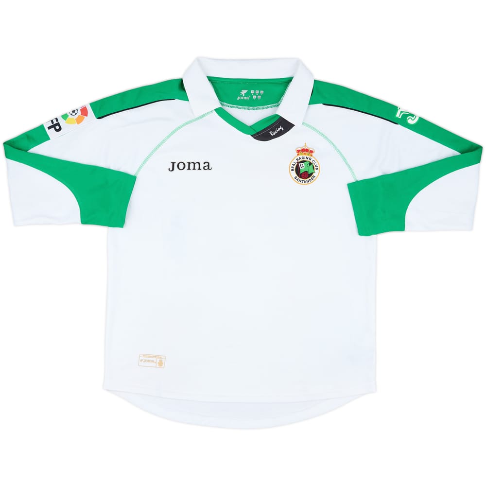 2007-08 Racing Santander Home L/S Shirt - 6/10 - (M)