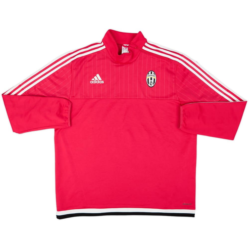 2015-16 Juventus adidas 1/4 Zip Drill Top - 9/10 - (XL)