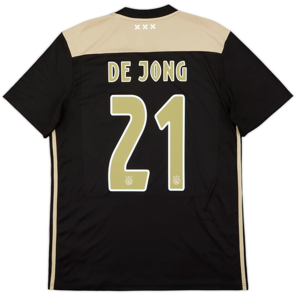 2018-19 Ajax Away Shirt De Jong #21 - 5/10 - (L)