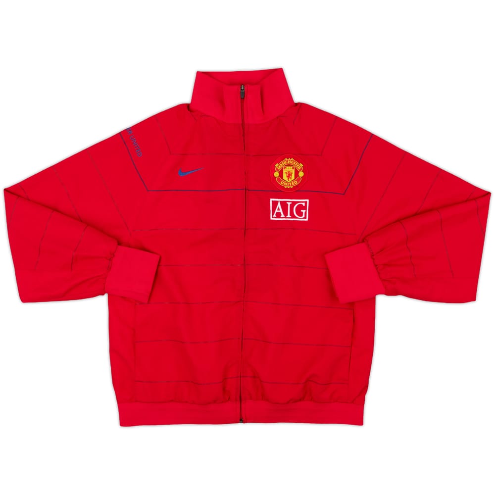 2008-09 Manchester United Nike Track Jacket - 8/10 - (M)