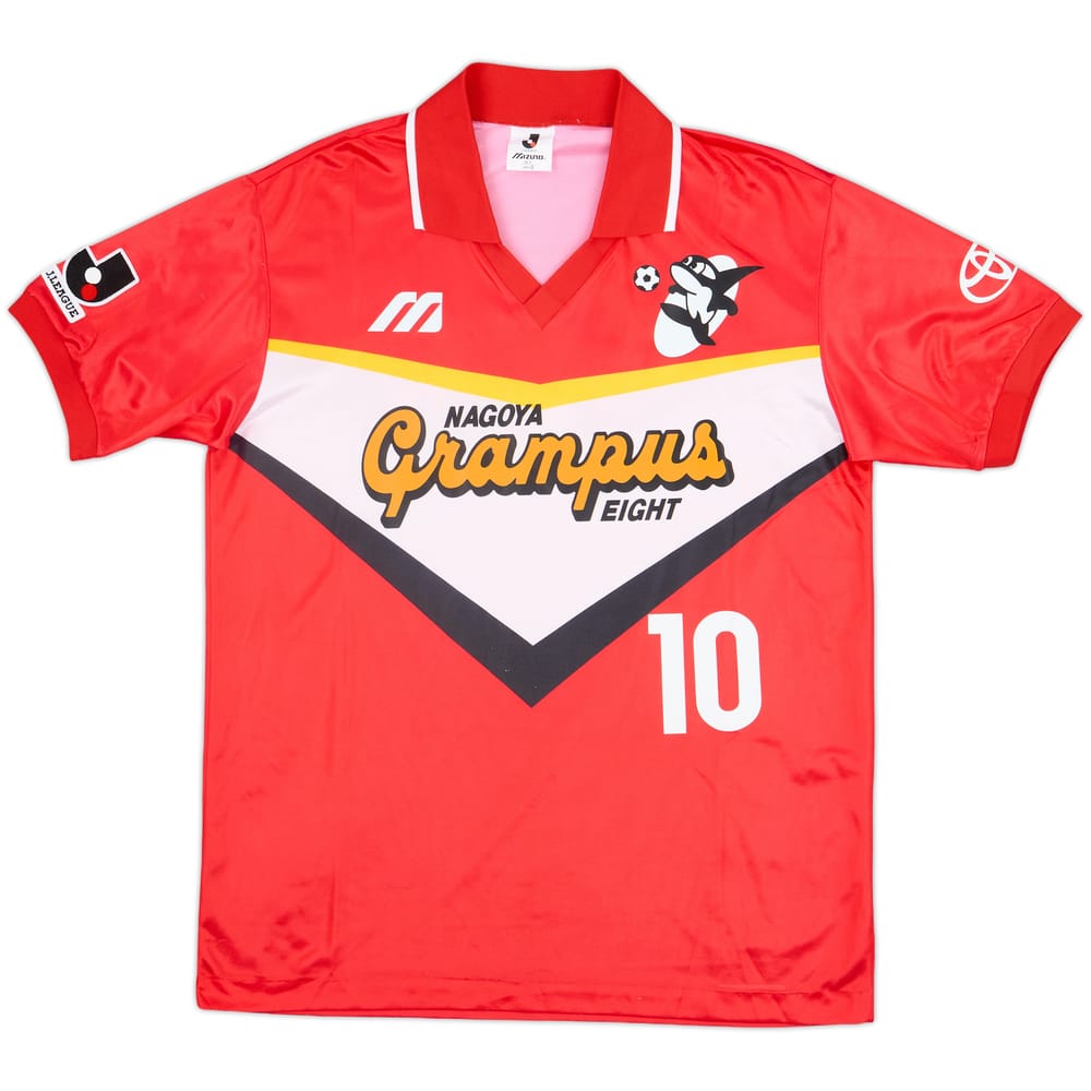 1993 Nagoya Grampus Eight Home Shirt #10 - 9/10 - (L)