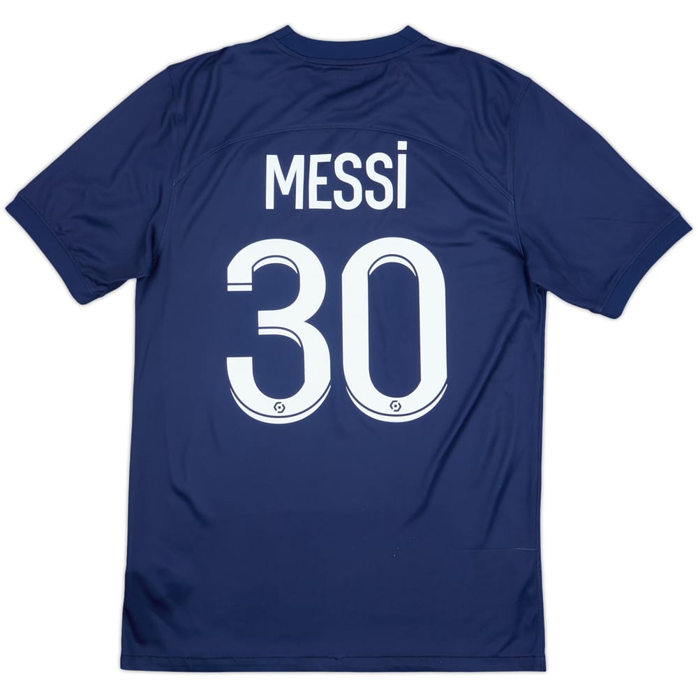 2022-23 Paris Saint-Germain Home Shirt Messi #30 - 7/10 - (S)