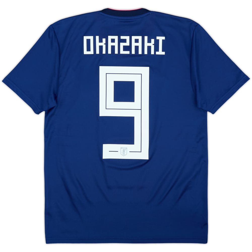 2018-19 Japan Home Shirt Okazaki #9 - 8/10 - (Women's M)
