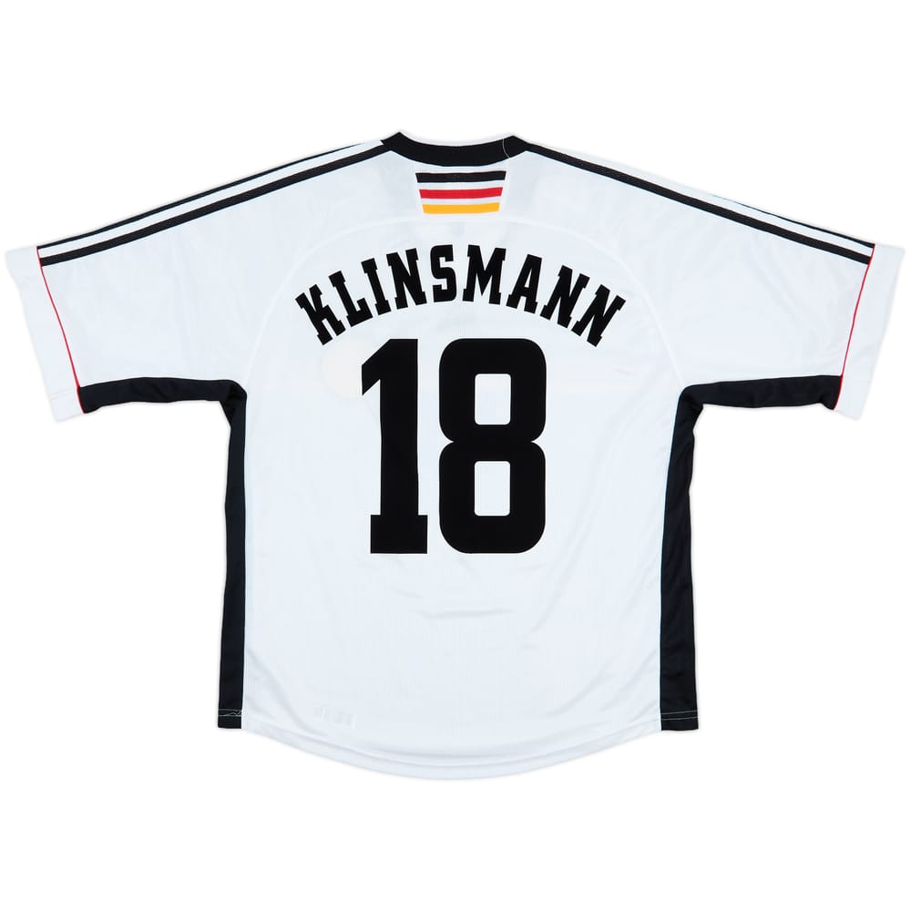 1998-00 Germany Home Shirt Klinsmann #18 - 8/10 - (L)