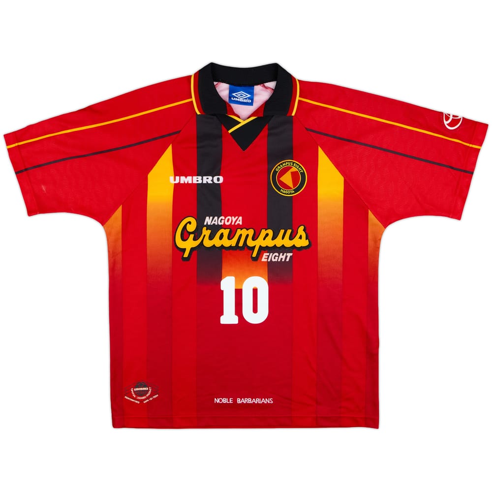 1996-98 Nagoya Grampus Eight Home Shirt #10 - 9/10 - (L)