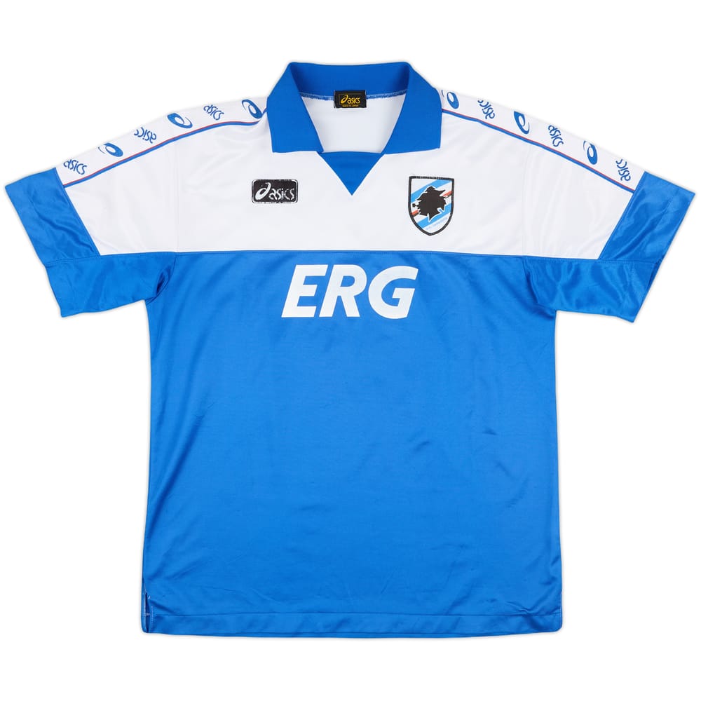 1992-94 Sampdoria Asics Training Shirt - 7/10 - (L)
