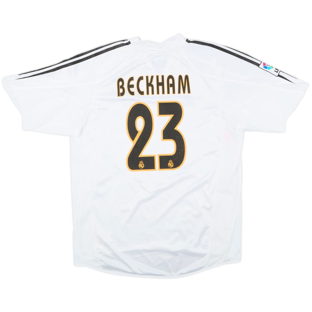 2004-05 Real Madrid Home Shirt Beckham #23 - 5/10 - (M)