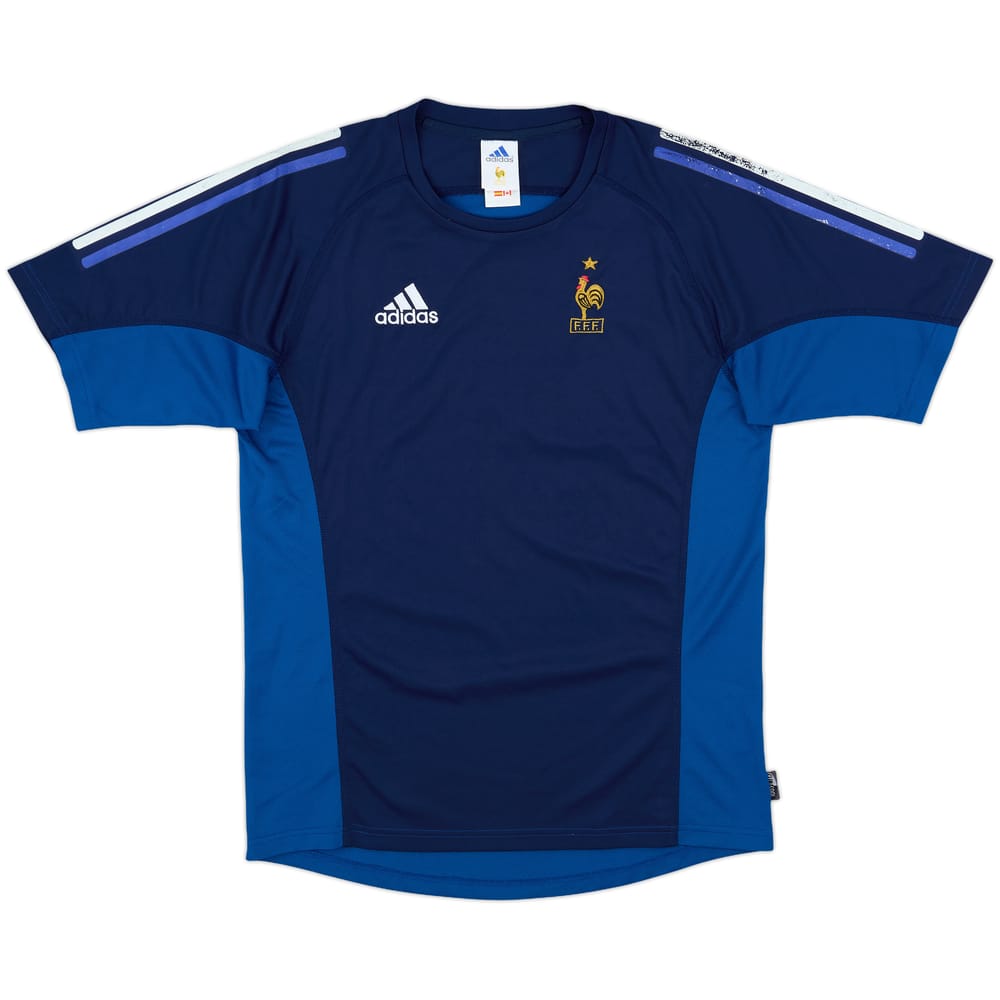 2002-04 France adidas Training Shirt - 6/10 - (S)