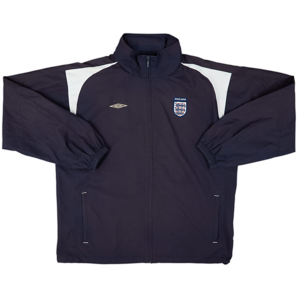 2004-05 England Umbro Hooded Rain Jacket - 7/10 - (L)