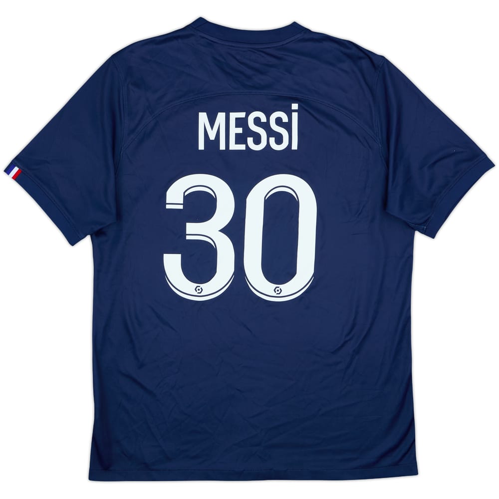 2022-23 Paris Saint-Germain Home Shirt Messi #30 - 6/10 - (L)