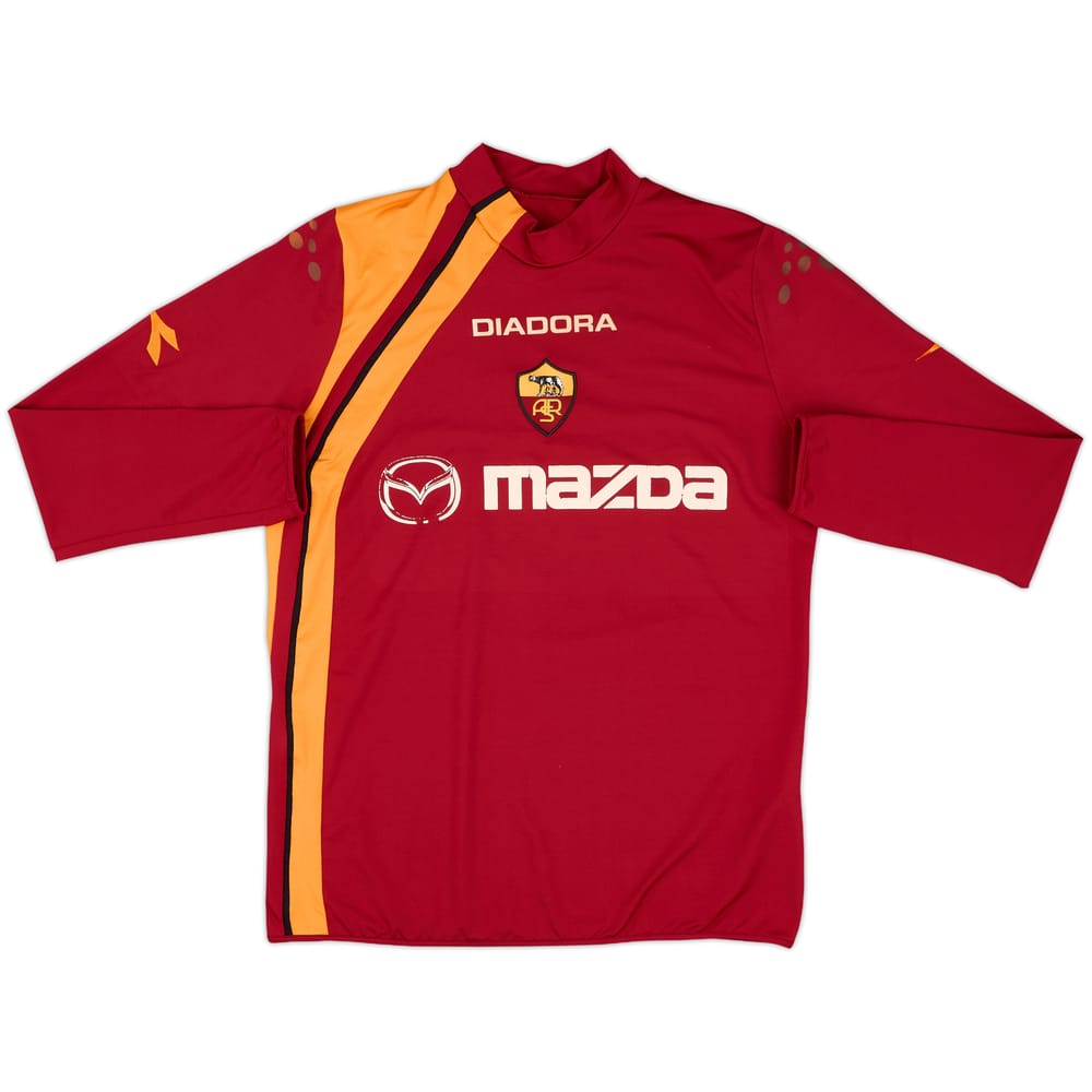 2005-06 Roma Home L/S Shirt - 6/10 - (L)
