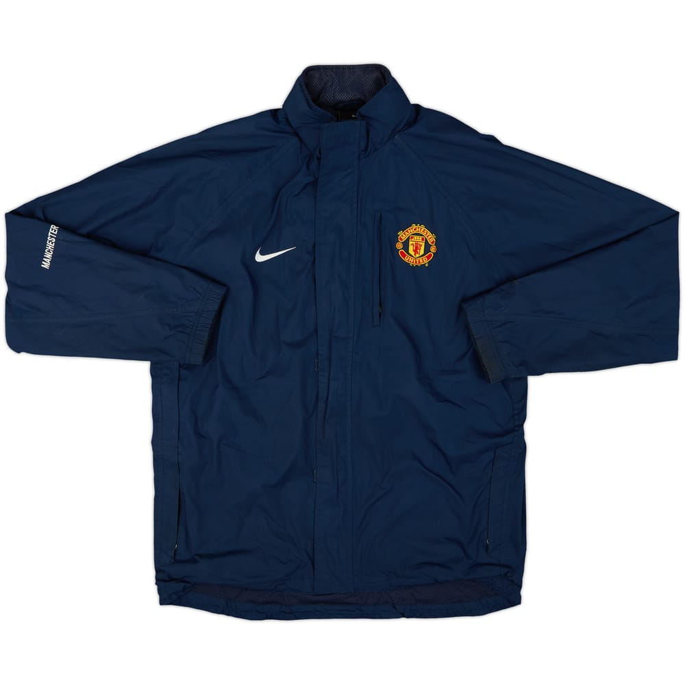 2005-06 Manchester United Nike Hooded Rain Jacket - 7/10 - (M)
