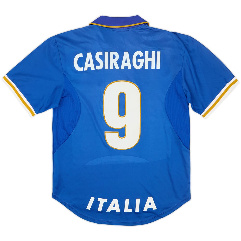 1996-97 Italy Player Issue Home Shirt Casiraghi #9 - 8/10 - (L)