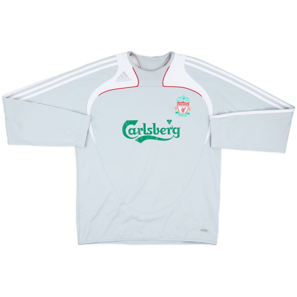 2008-09 Liverpool adidas Sweat Top - 7/10 - (M/L)