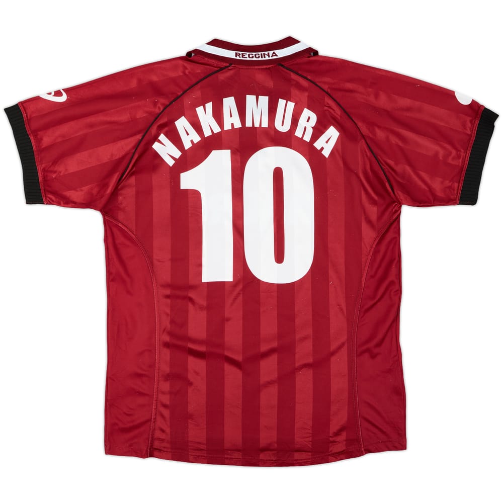 2002-03 Reggina Home Shirt Nakamura #10 - 8/10 - (M)