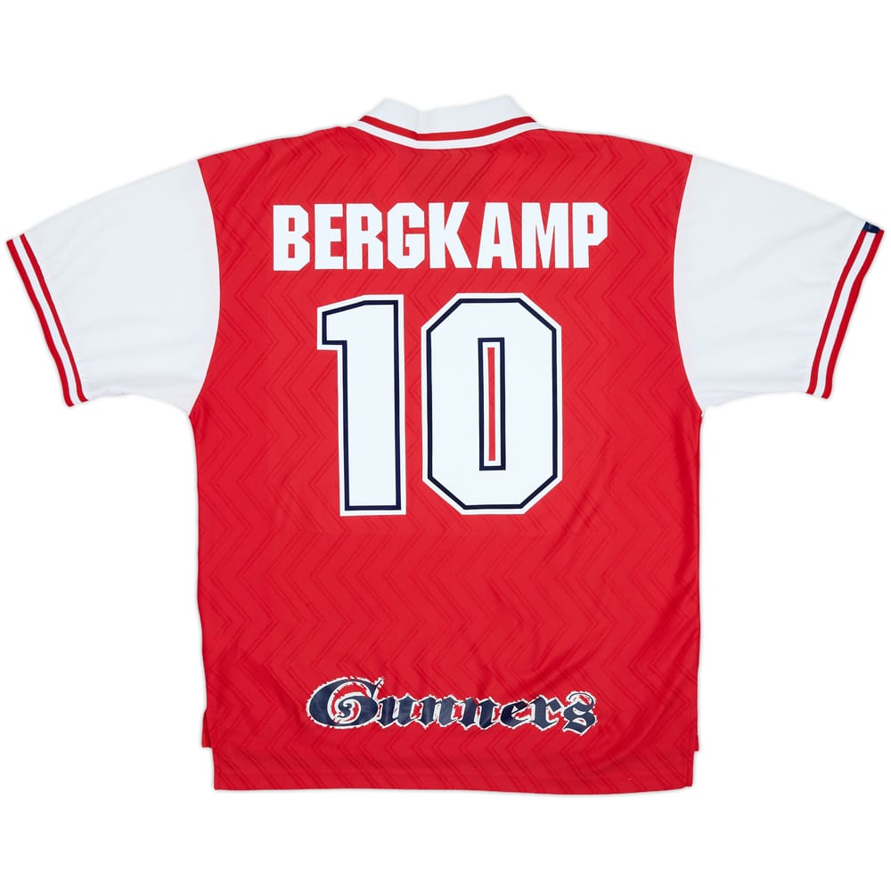 1996-98 Arsenal Home Shirt Bergkamp #10 - 8/10 - (XL)
