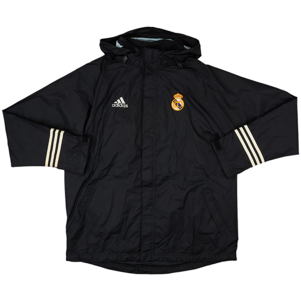 2002-03 Real Madrid adidas Hooded Rain Jacket - 7/10 - (M/L)