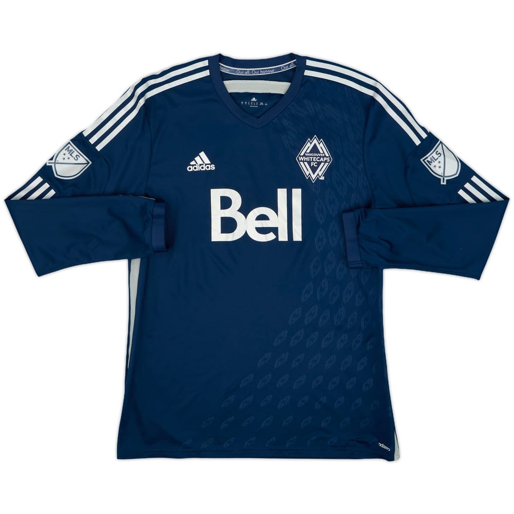 2014 Vancouver Whitecaps Authentic Away L/S Shirt - 8/10 - (XL)