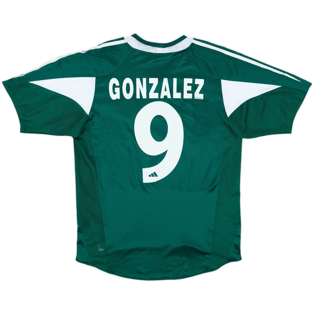 2004-05 Panathinaikos Home Shirt Gonzalez #9 - 6/10 - (S)