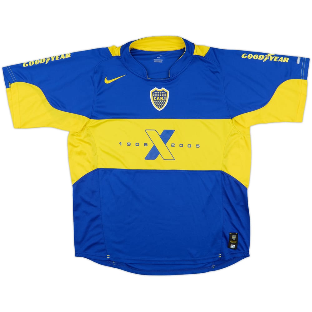 2005 Boca Juniors Home Shirt - 8/10 - (L)