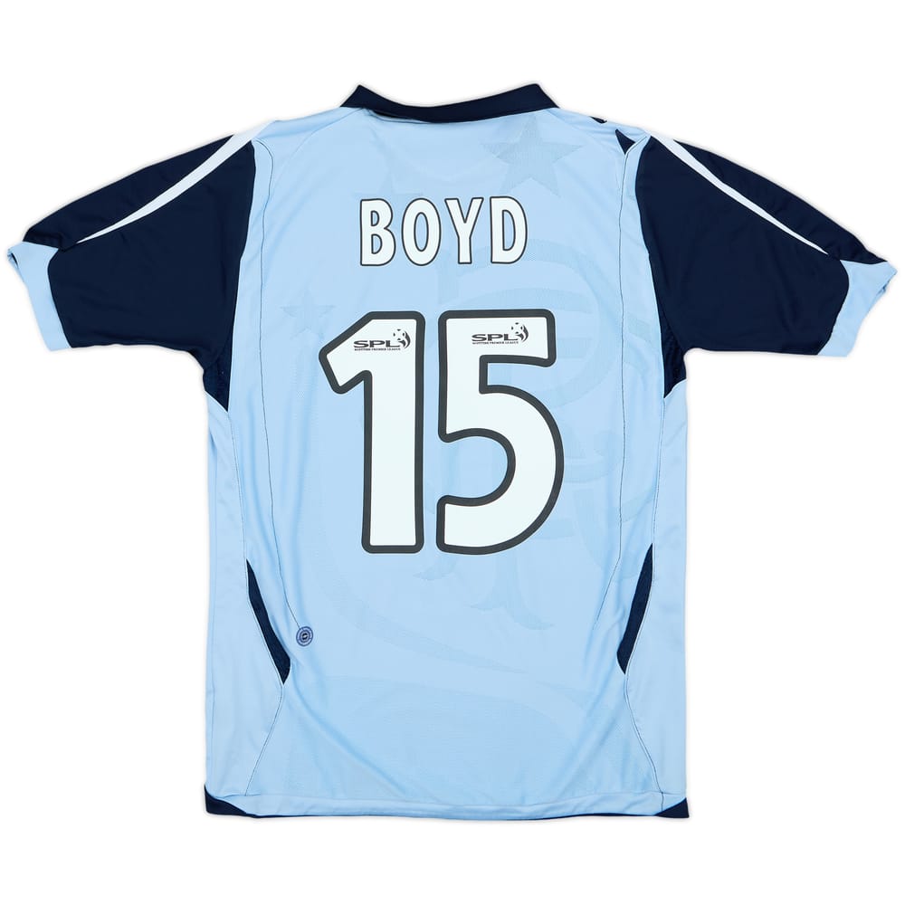2006-07 Rangers Third Shirt Boyd #15 - 7/10 - (S)