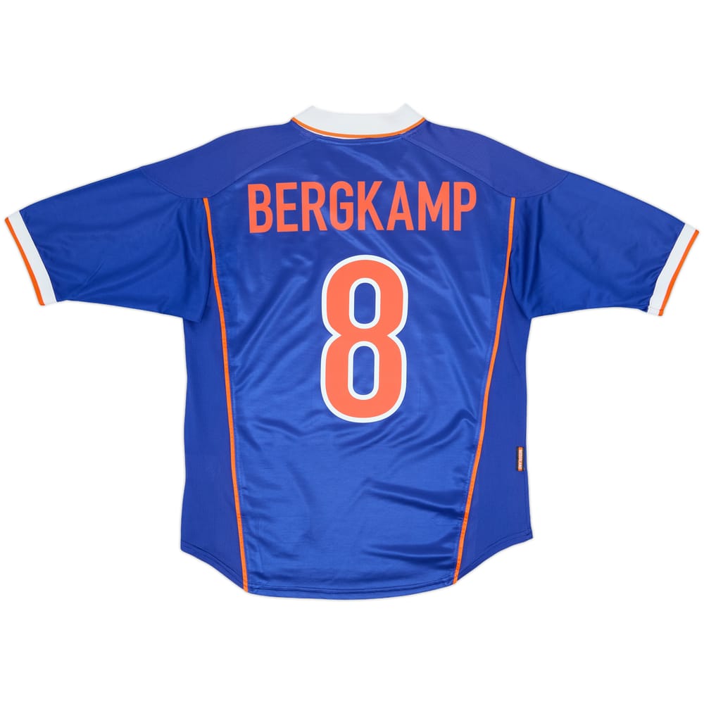 1998-00 Netherlands Away Shirt Bergkamp #8 - 8/10 - (M)