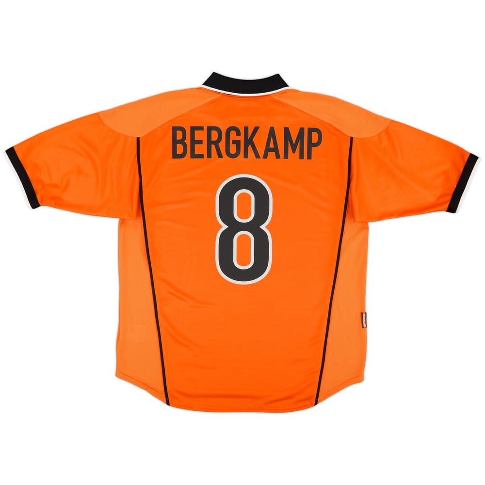 1998-00 Netherlands Home Shirt Bergkamp #8 - 9/10 - (L)