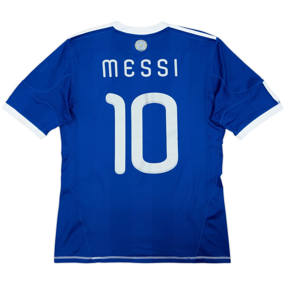 2010-11 Argentina Away Shirt Messi #10 - 7/10 - (M)