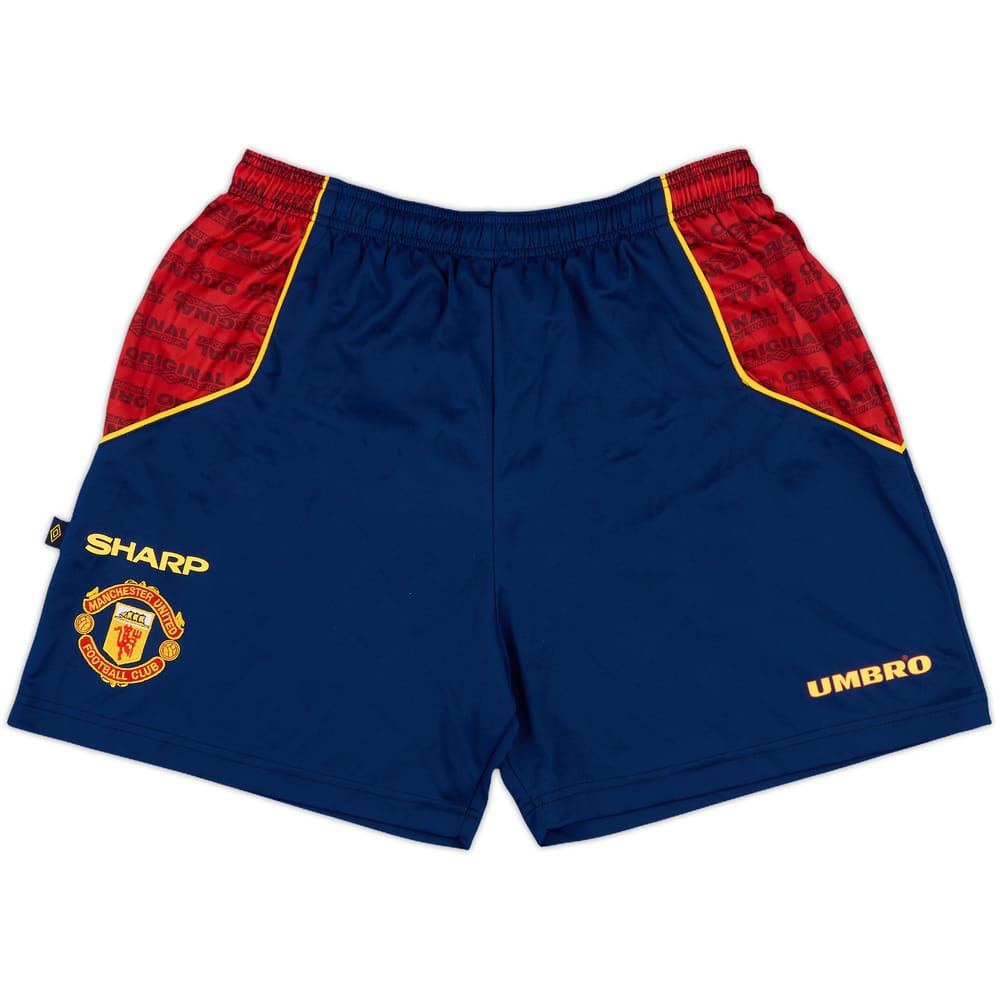 1996-98 Manchester United Umbro Leisure Shorts - 10/10 - (XL)
