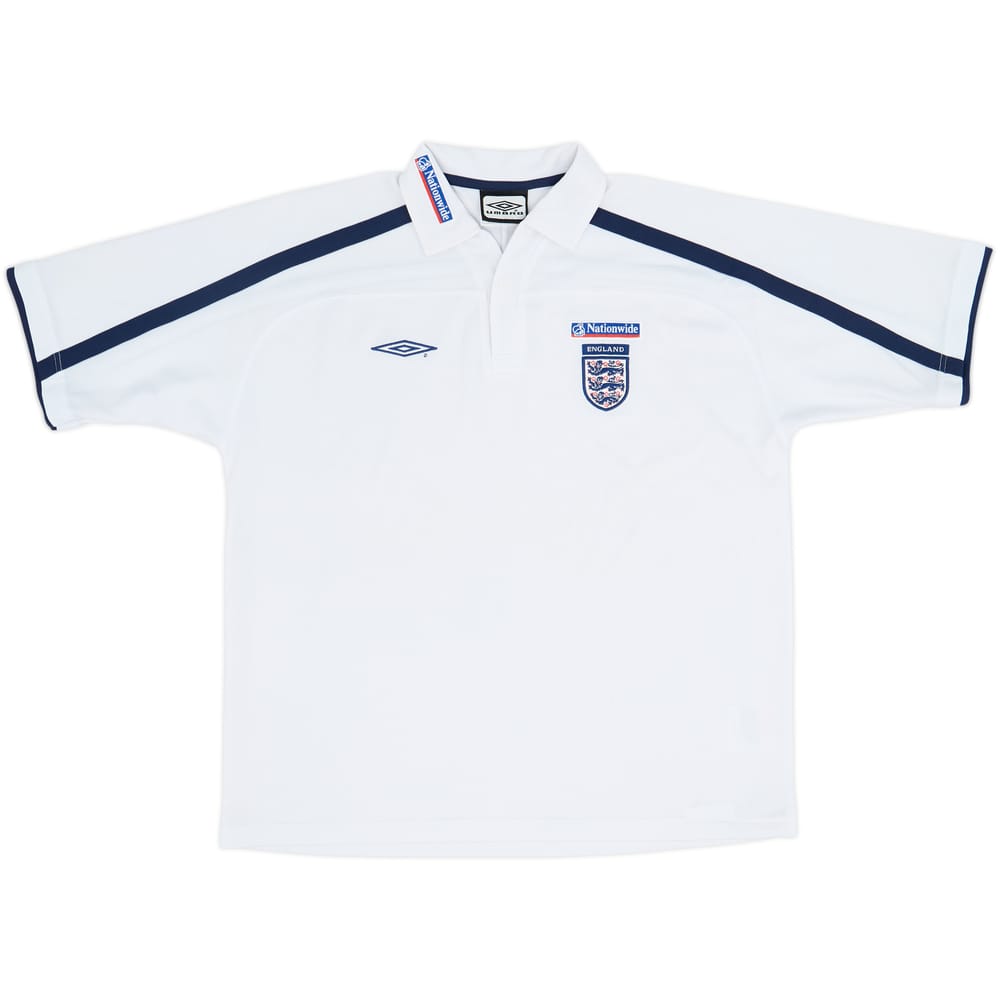 2002-03 England Umbro Polo Shirt - 6/10 - (XL)