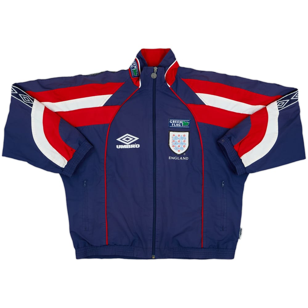 1998-00 England Umbro Track Jacket - 7/10 - (S)