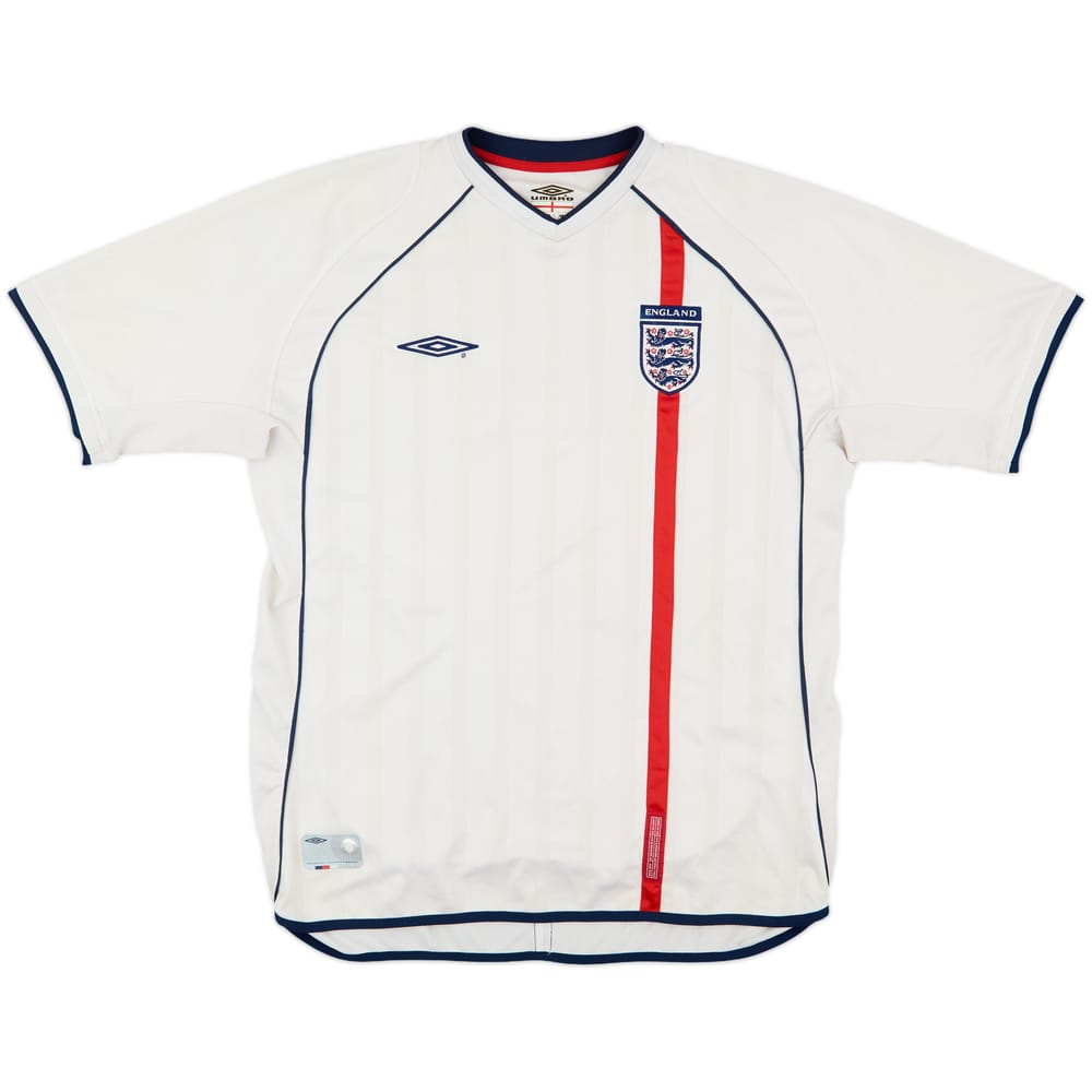 2001-03 England Home Shirt - 5/10 - (XL)