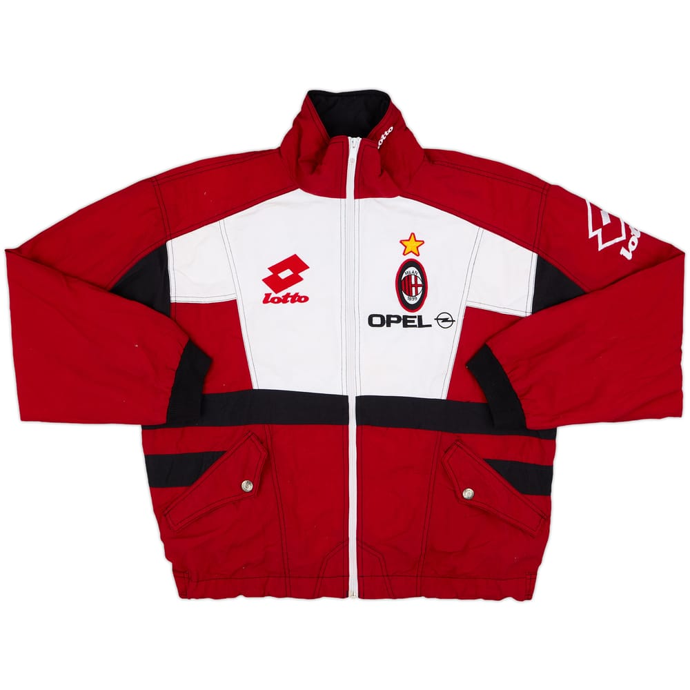 1995-96 AC Milan Lotto Track Jacket - 9/10 - (L)
