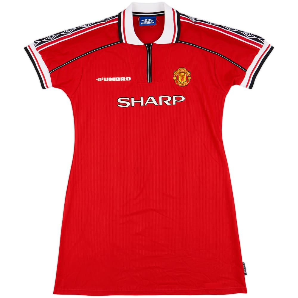 1998-00 Manchester United Home Dress - 9/10 - (Women's L)
