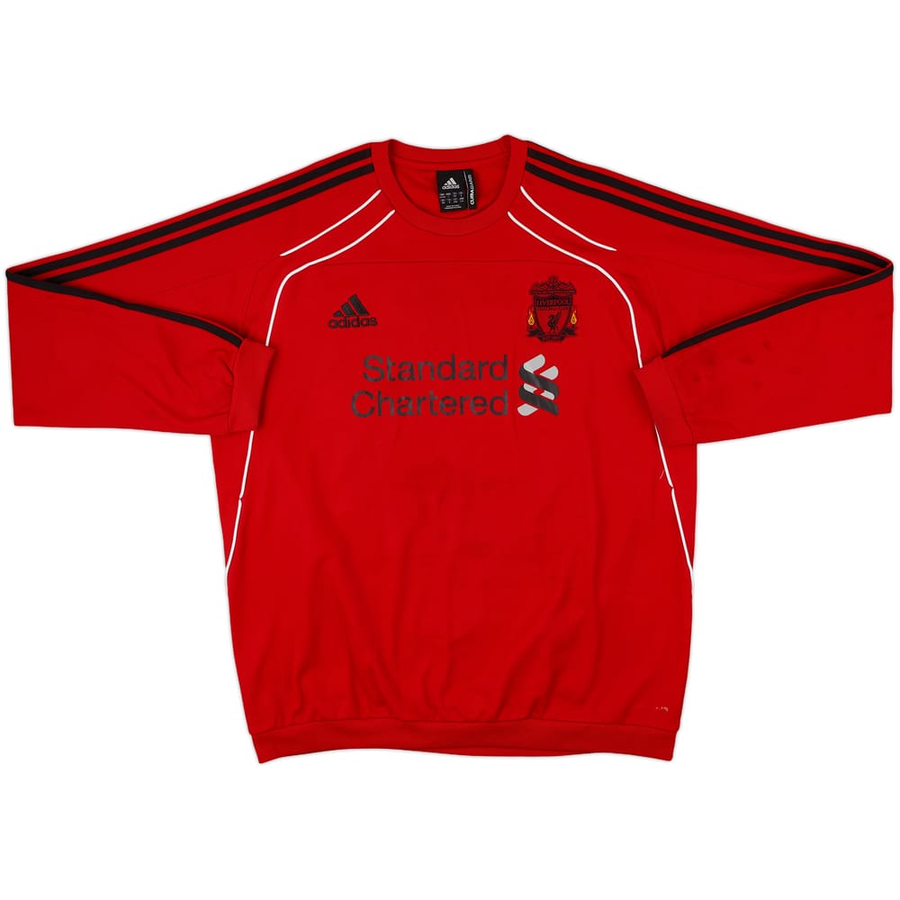 2010-11 Liverpool adidas Sweat Top - 5/10 - (L/XL)