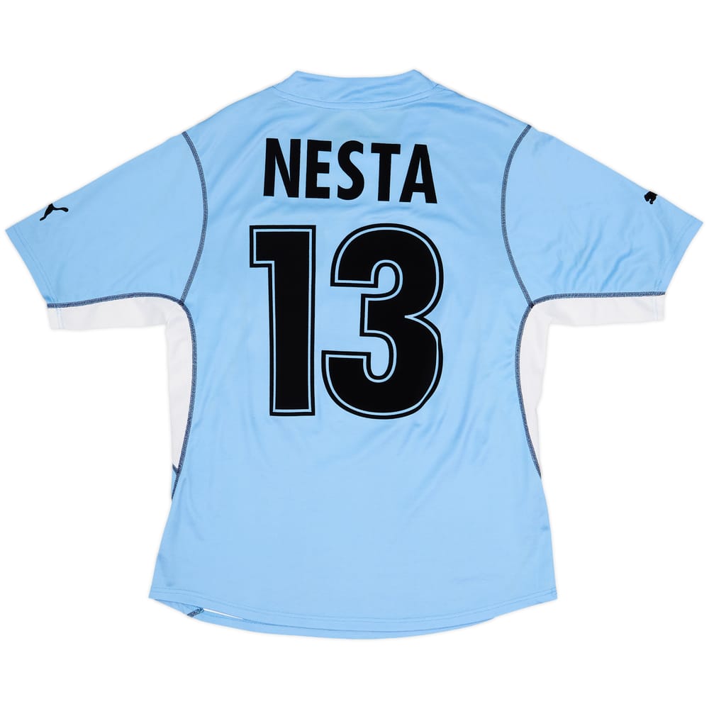 2001-02 Lazio Home Shirt Nesta #13 - 7/10 - (M)