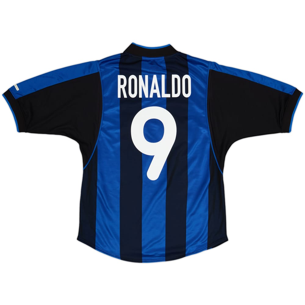 Camiseta de local del Inter Milan 2000-01 Ronaldo #9 - 6/10 - (S)